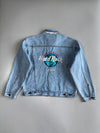 Vintage Hard Rock London Embroidered Back Denim Jacket (XL)