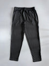 Reebok | Slim Track Pants | Solid Black Elastic(W:32|L:41)