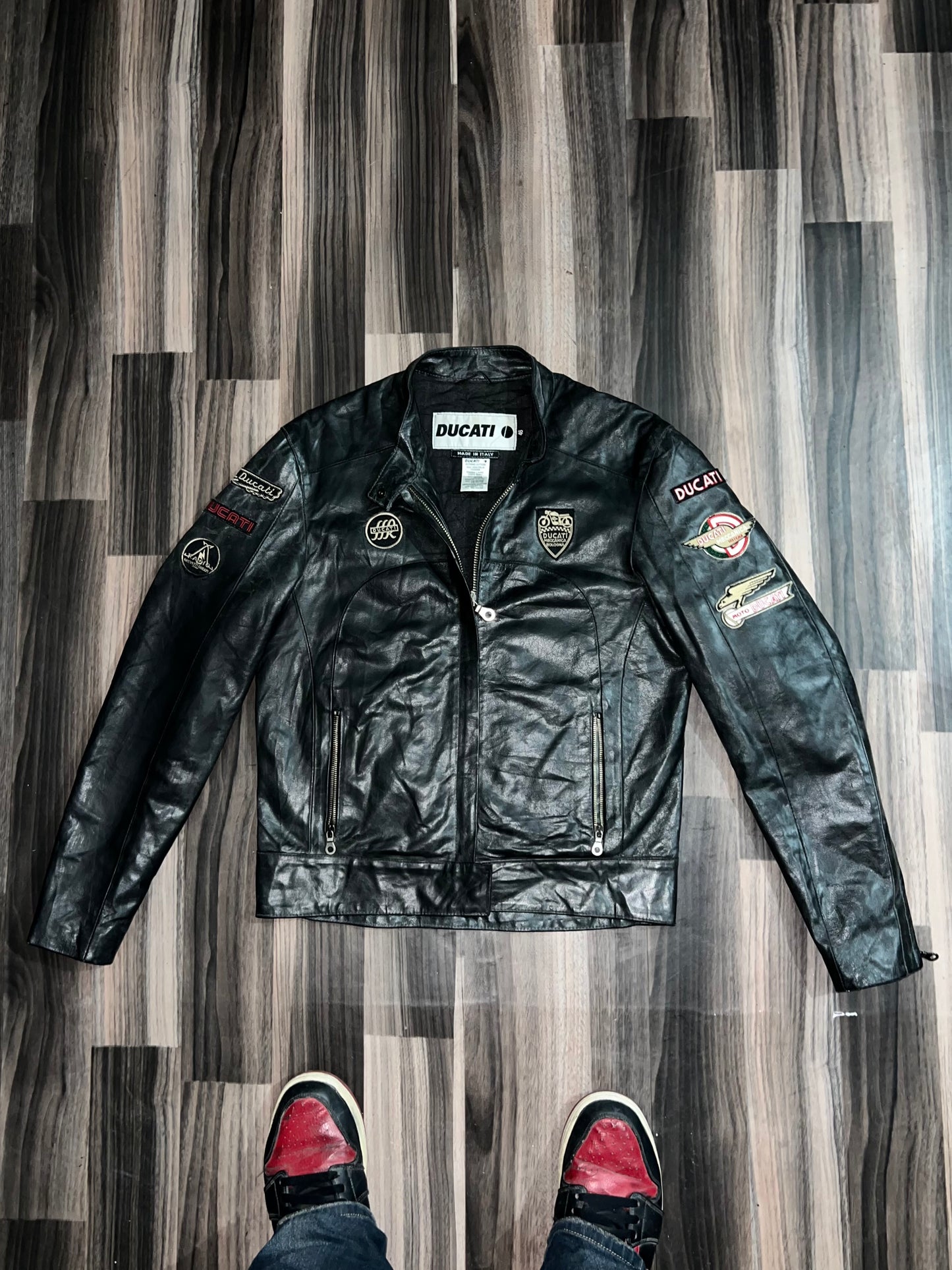 ZDUCATI* Genuine Leather Jacket (S/M)
