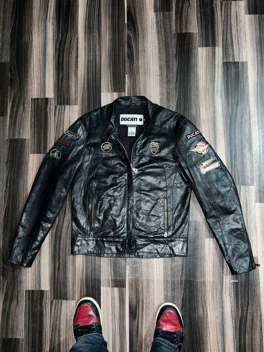 ZDUCATI* Genuine Leather Jacket (S/M)
