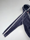 Vintage Puma Navy Velour Zip-Up Hoodie (S)
