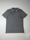 Puma | Grey Melange Polo T-Shirt | (S)