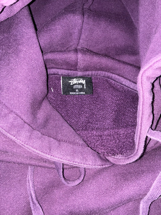 Stüssy | Pullover Hoodie | Plum Purple (2XL)