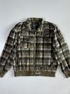 G-Star Raw Plaid Zip-Up Harrington Jacket (L/Xl)
