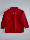 Nike Sherpa Collar Reflective Windbreaker Jacket Red/Grey (M)
