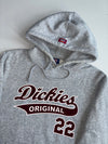 Dickies Original 22 Script Logo Hoodie – Heather Grey (L)