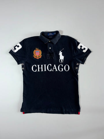 Polo Ralph Lauren “Chicago” Custom Slim Fit Polo Black (M)