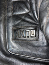 Akito Black Leather Biker Jacket (M)