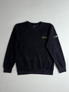 National Geographic | Black Sleeve Patch Crewneck Sweatshirt (S)