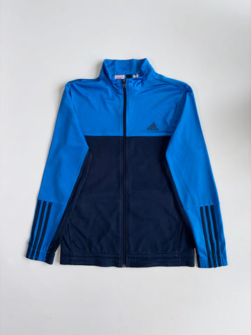 Adidas Blue Colourblock Track Jacket (S/M)