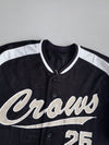 Crows #25 NAM Mesh Button-Up Baseball Jersey (L/XL)