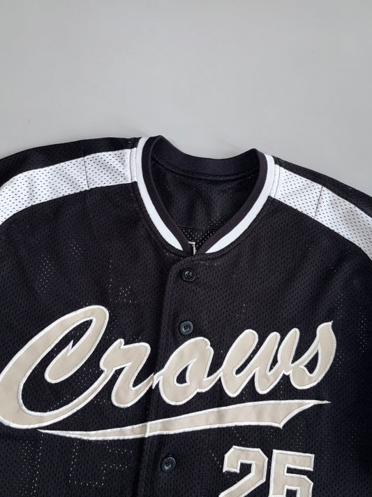 Crows #25 NAM Mesh Button-Up Baseball Jersey (L/XL)