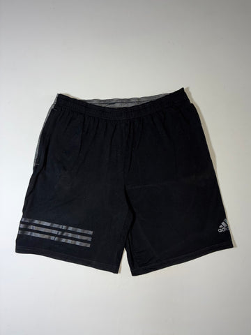 Adidas Black Climalite Shorts – Grey Side Panels (W:34) (L:20)