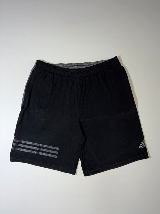 Adidas Black Climalite Shorts – Grey Side Panels (W:34) (L:20)