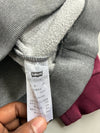 Levi’s Grey Maroon Raglan Crewneck Sweatshirt(XS)