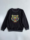 Kenzo Paris Inspired | Black Tiger Embroidered Sweatshirt | (M/L)