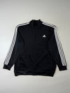 Adidas Classic Black 3-Stripes Track Jacket (XL)