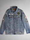 Moussy Vintage Patchwork Trucker Denim Jacket – Light Wash (S)