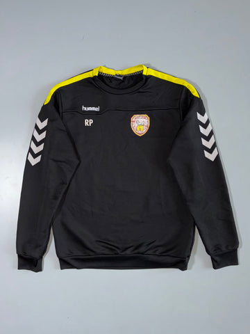 Hummel Crewneck Sweatshirt Black Yellow (M)