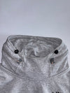 Nippon Blue Japanese Graphic Hooded Embroidered Sweatshirt (Grey) (M/L)
