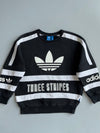 Adidas Originals | Trefoil “Three Stripes” Hockey-Stripe Crewneck (M)