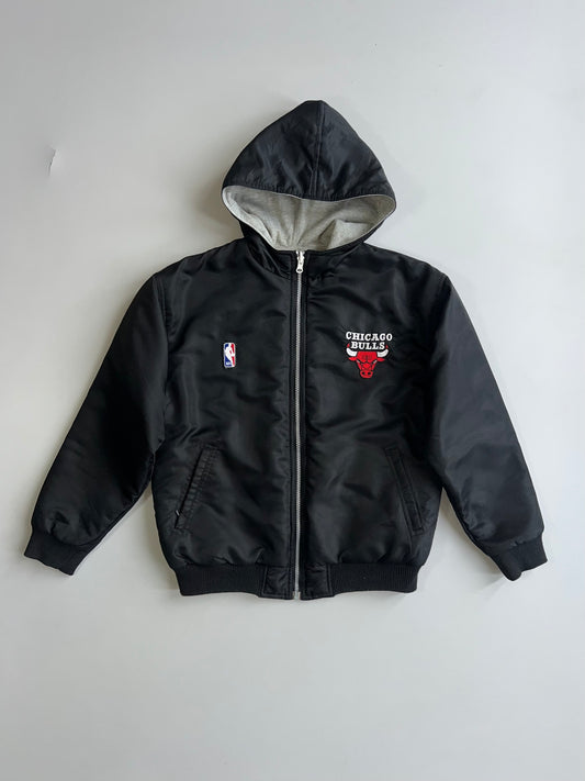 NBA Chicago Bulls Reversible Hooded Bomber Jacket(M)
