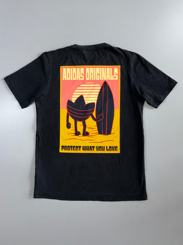 Adidas Originals | Trefoil Tee | Washed Black (M)