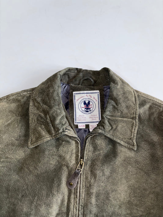 Vintage American Classic Premium Leather Jacket (M)