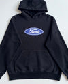 Sounds Good "Funk" Oval Logo Graphic Hoodie – Black (XL)