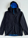 Superdry Windhiker Fleece-Lined Hooded Jacket – Black/Cobalt Blue (M)