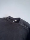 Adidas Black Crewneck Sweatshirt (Zip Hem Pockets) (M)