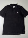 Adidas Originals Black Piqué Polo  Trefoil (XL)