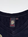 Oniarai Rhinestone Dragon Graphic V-Neck Longsleeve (M)