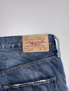 Levi’s 501T Distressed Carpenter Jeans (W:36) (L:40)