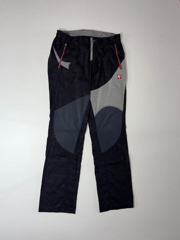 Black Yak Extreme Peak Gorpcore Hiking Pants – Black & Grey (W:32) (L:42)