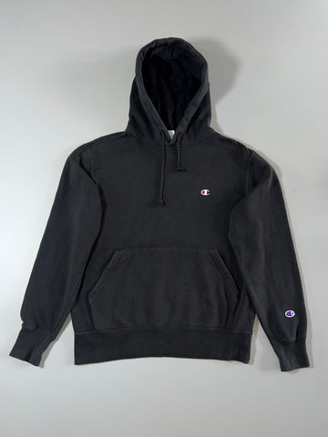 Champion Black Reverse Weave Style Pullover Hoodie (S)