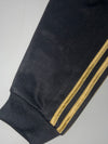 Adidas AdiPure Track Jacket – Black/Gold 3-Stripe (M)