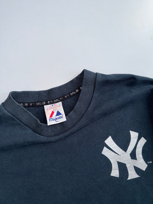 Majestic MLB New York Yankees Crewneck Sweatshirt (2XL)