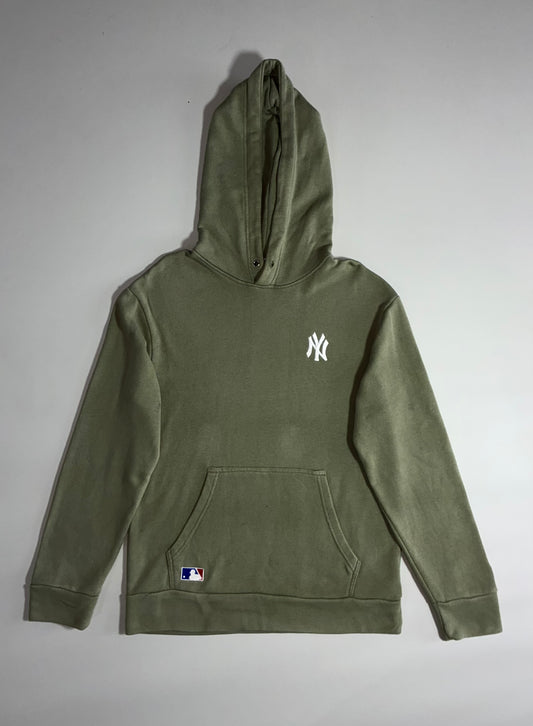 MLB New York Yankees Pullover Hoodie – Olive Green ((S/M)
