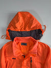 Fila Orange & Black Colorblock Windbreaker (XL)