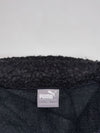 Puma | Black Sherpa Fleece Patch Zip-Up Jacket (S)