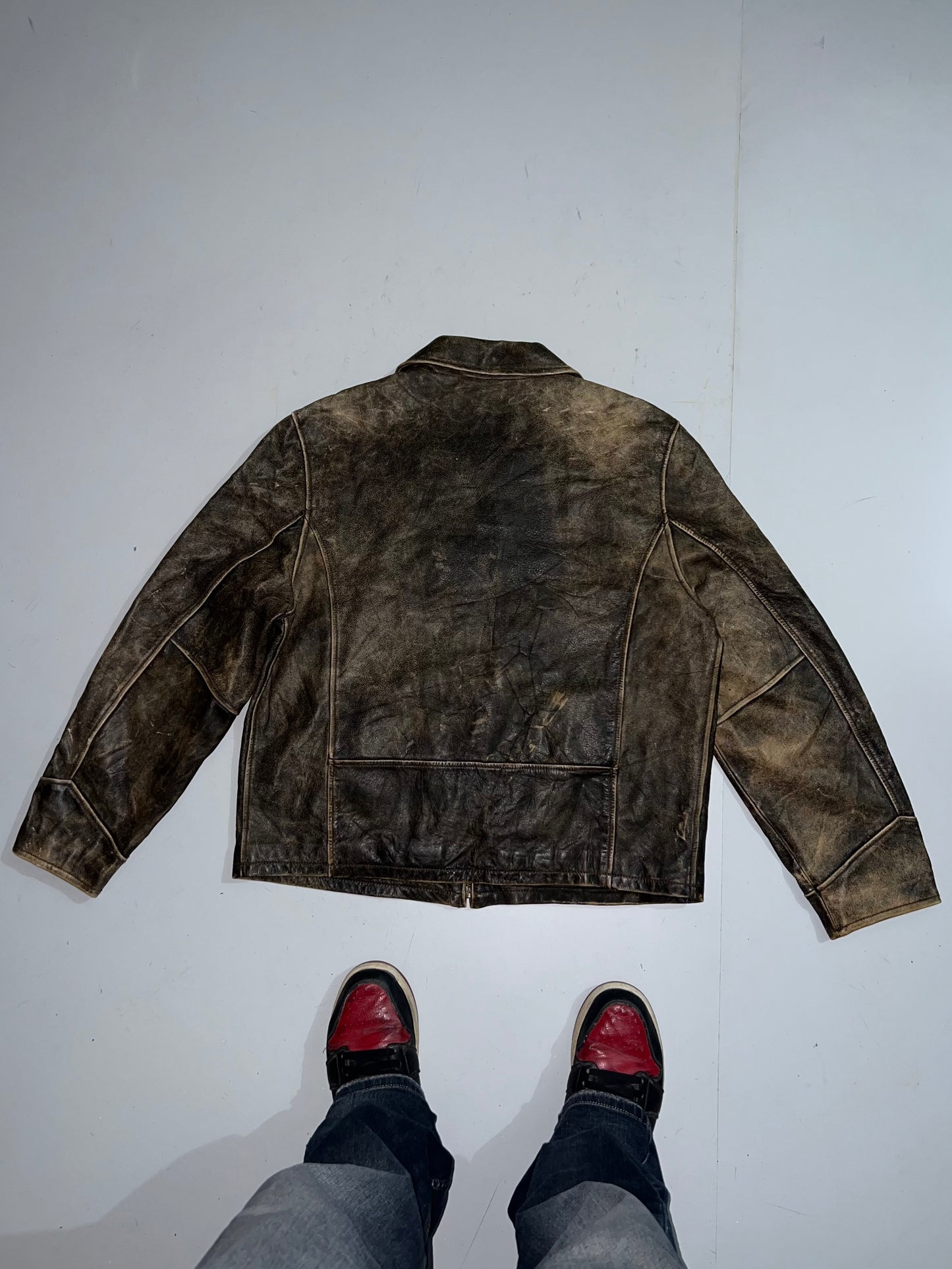 ZAmerican Eagle Original Leather Jacket (RARE) (L/XL)