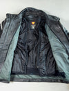 Dainese Black Leather Motorcycle Jacket PADDED (S)
