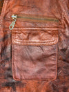 Super Premium Original Brown Leather Vest (L)