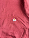 Carhartt Sleeve Logo Hoodie | Brick Red Original Fit (M/L)