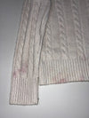 Polo Ralph Lauren | Cream Cable Knit Crew Neck Sweater | (M)