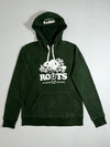 Roots "Canadian Camp Brand" Beaver Logo Hoodie – Forest Green (M)