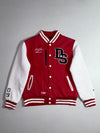 Red & White Varsity Jacket (S/M)