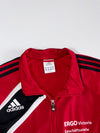 Adidas ERGO Victoria Red & Black 3-Stripes Track Jacket(XL)