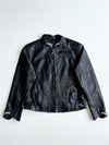 Vintage Harley-Davidson Women's Black Leather Jacket – Made in USA (M)